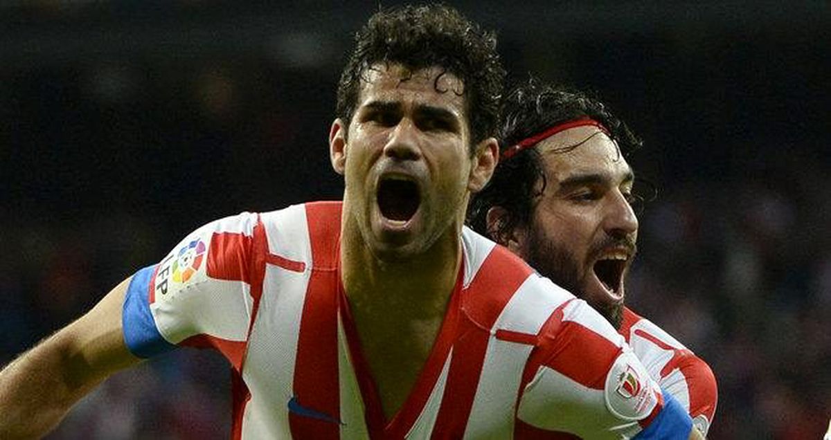 Atletico Madridli Costa, Falcao\'yu Solladı