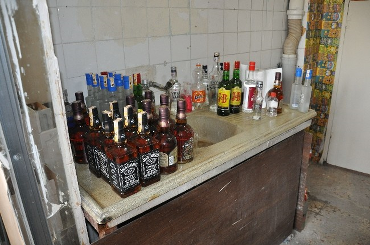 Kağıthane\'de Sahte İçki Operasyonu