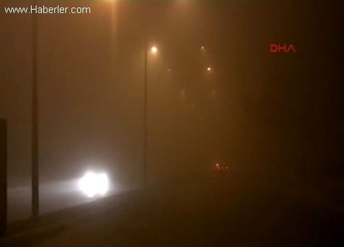 Kırklareli\'nde Yoğun Sis