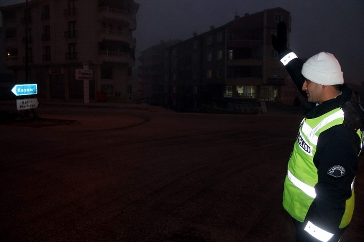 Kırşehir Yoğun Sis Altında