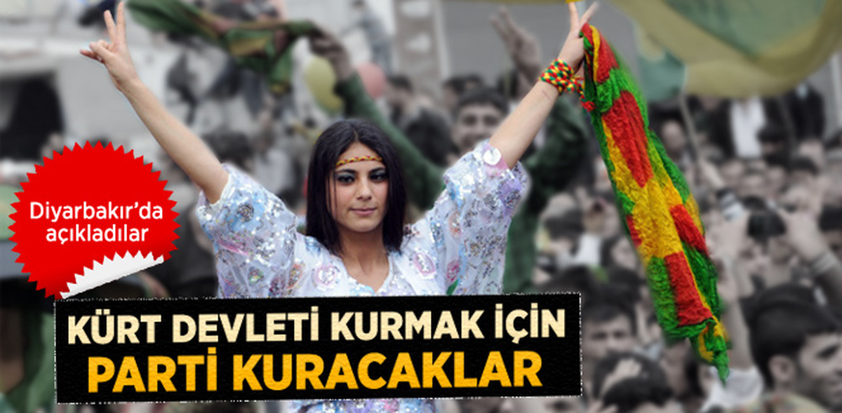 Kürt Devleti Kurmak İçin, Parti Kuracaklar