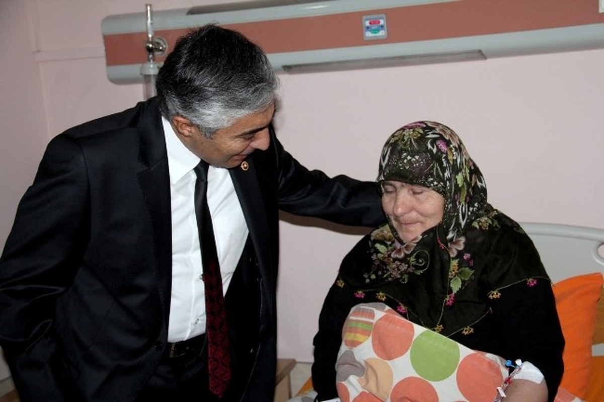 Milletvekili Filiz\'den Hasta Ziyareti