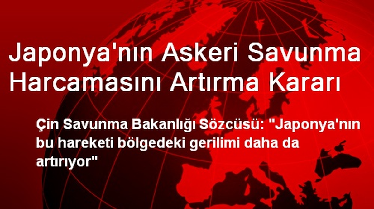 Japonya\'nın Askeri Savunma Harcamasını Artırma Kararı