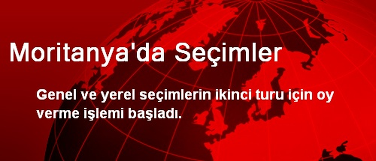 Moritanya\'da Seçimler
