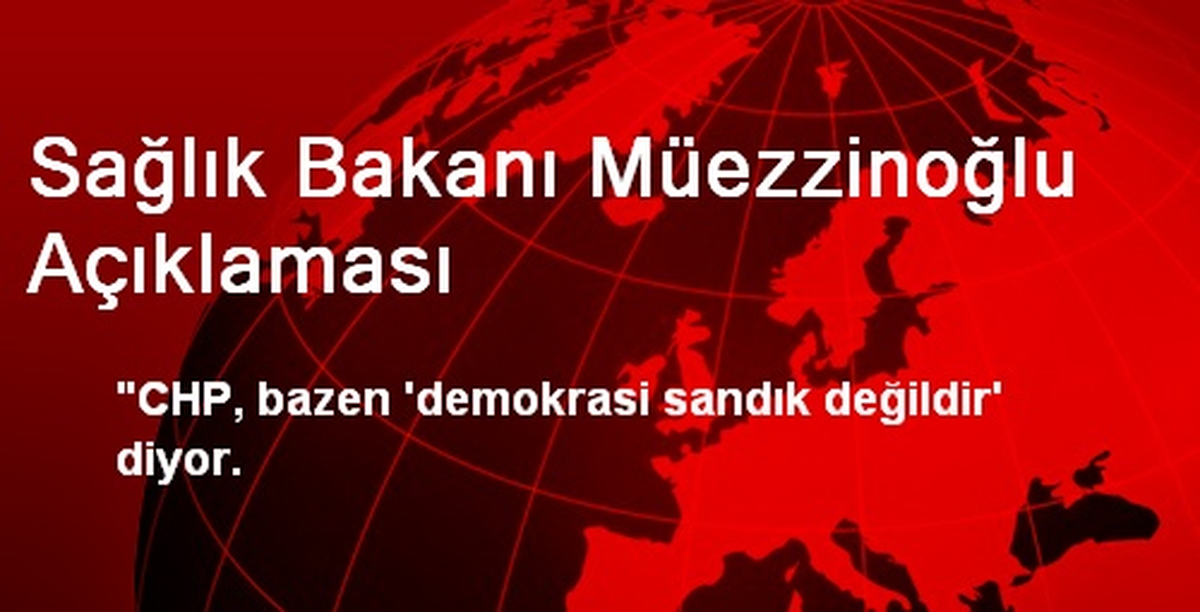 Bakan Müezzinoğlu: Yanlış Yapanı İçimizde Barındırmayız