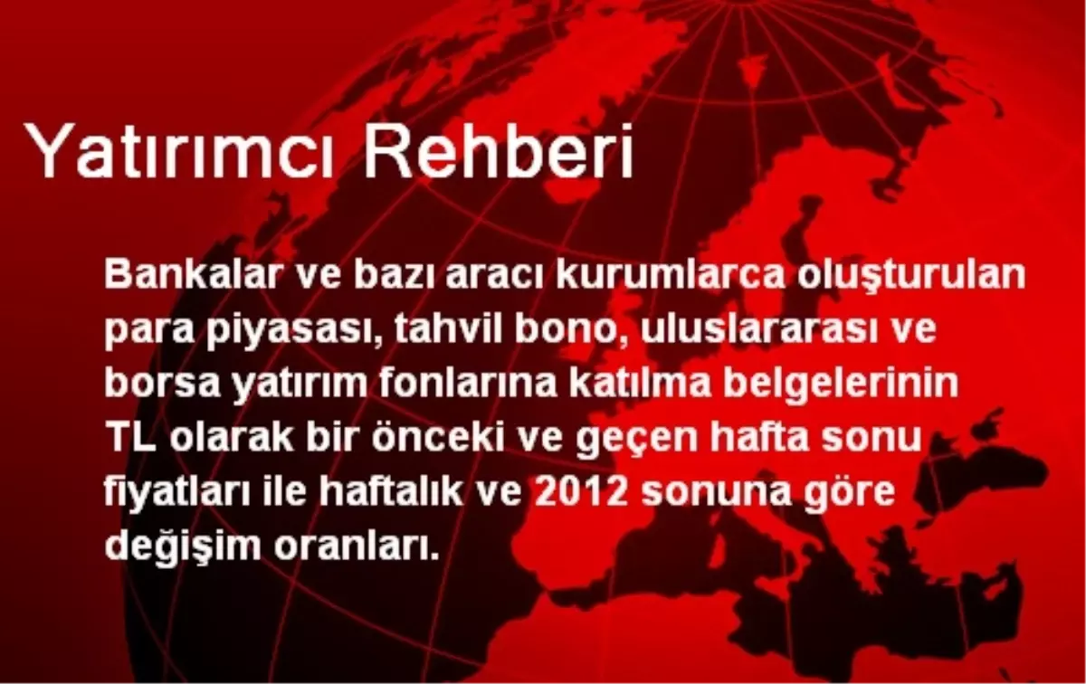 Yatırımcı Rehberi