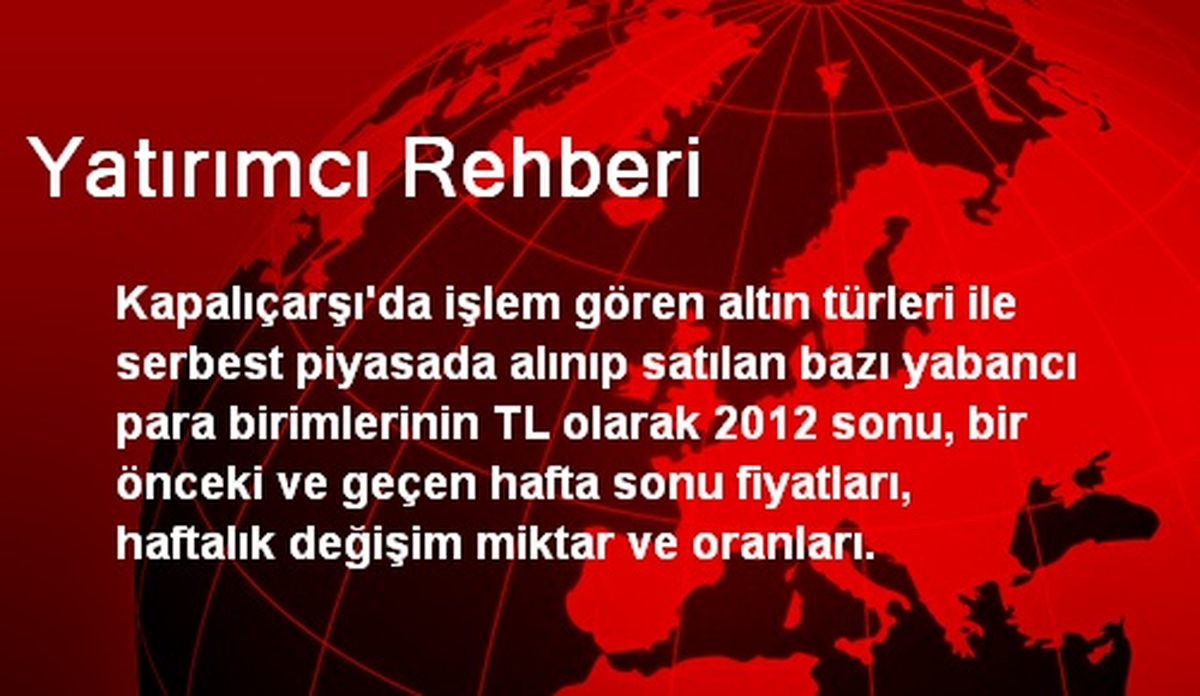 Yatırımcı Rehberi
