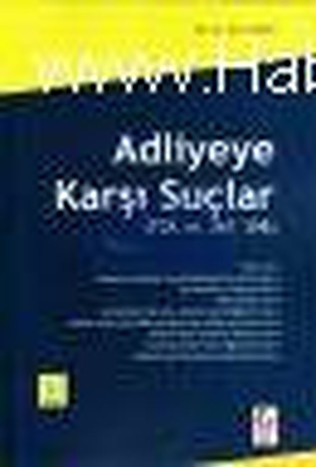 Adliyeye Karşı Suçlar Kitabı