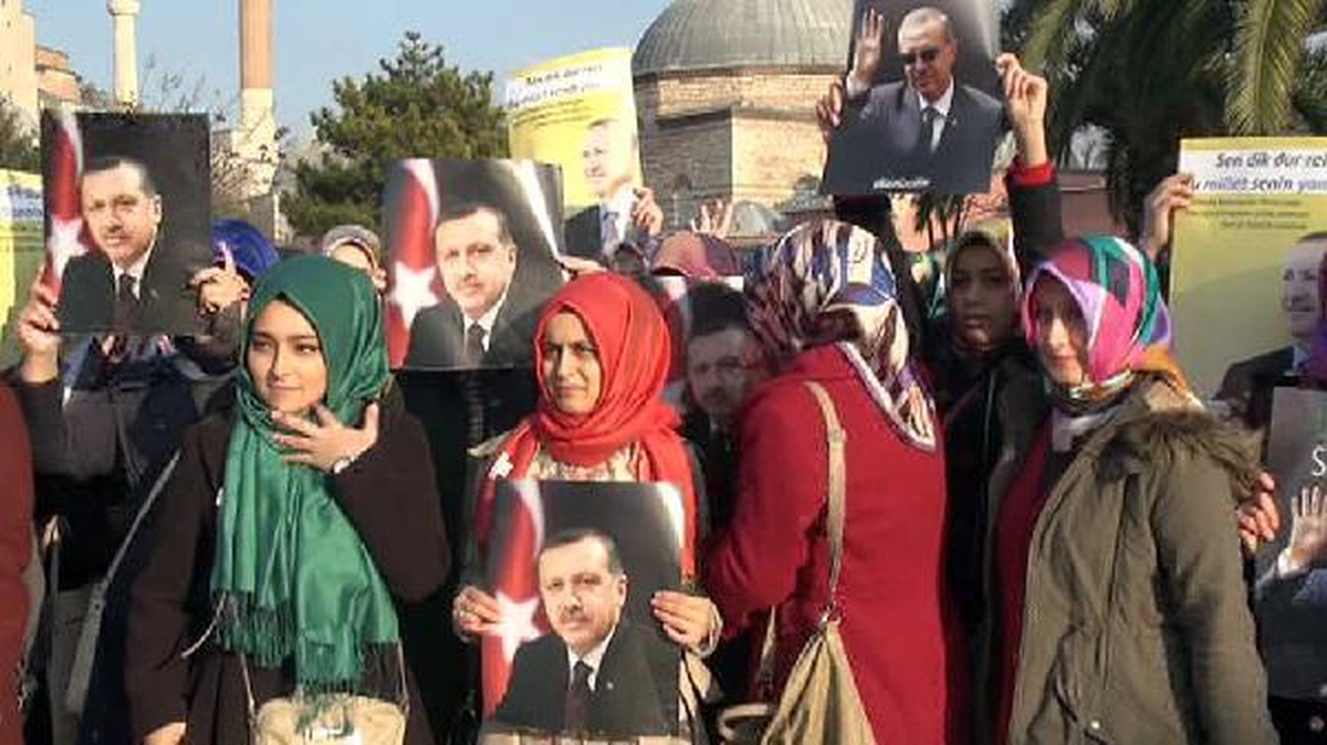 Bizim Çocuklar Platformu\'ndan Başbakan\'a Destek Eylemi
