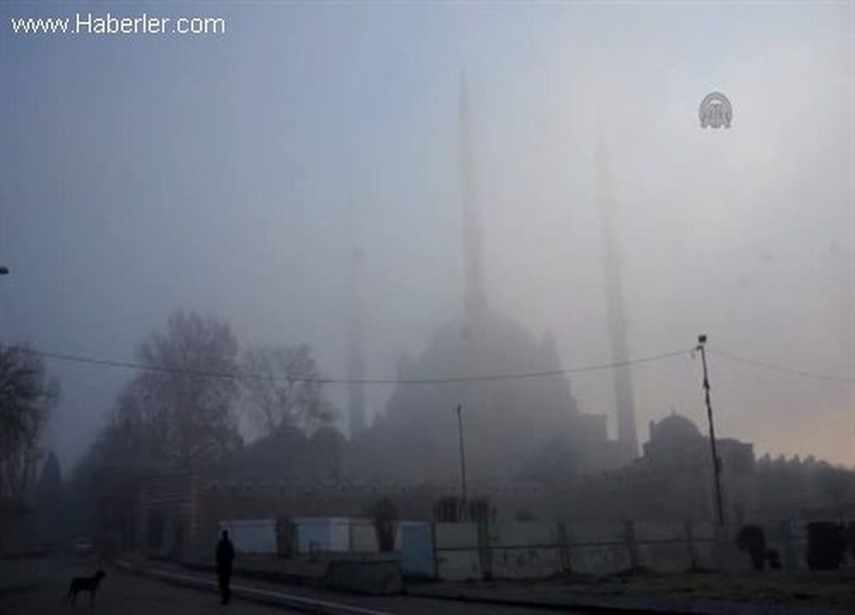 Edirne\'de yoğun sis