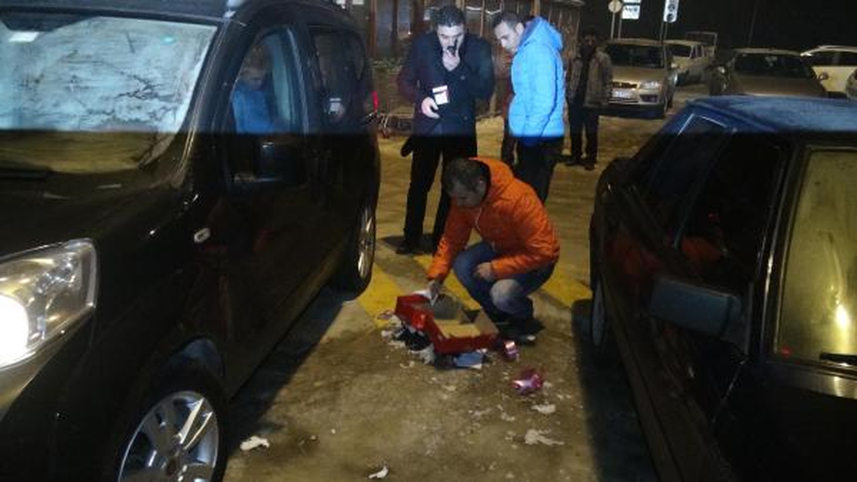 Fünyeyle Patlatılan Çantadan Ayakkabı Kutusu Çıktı