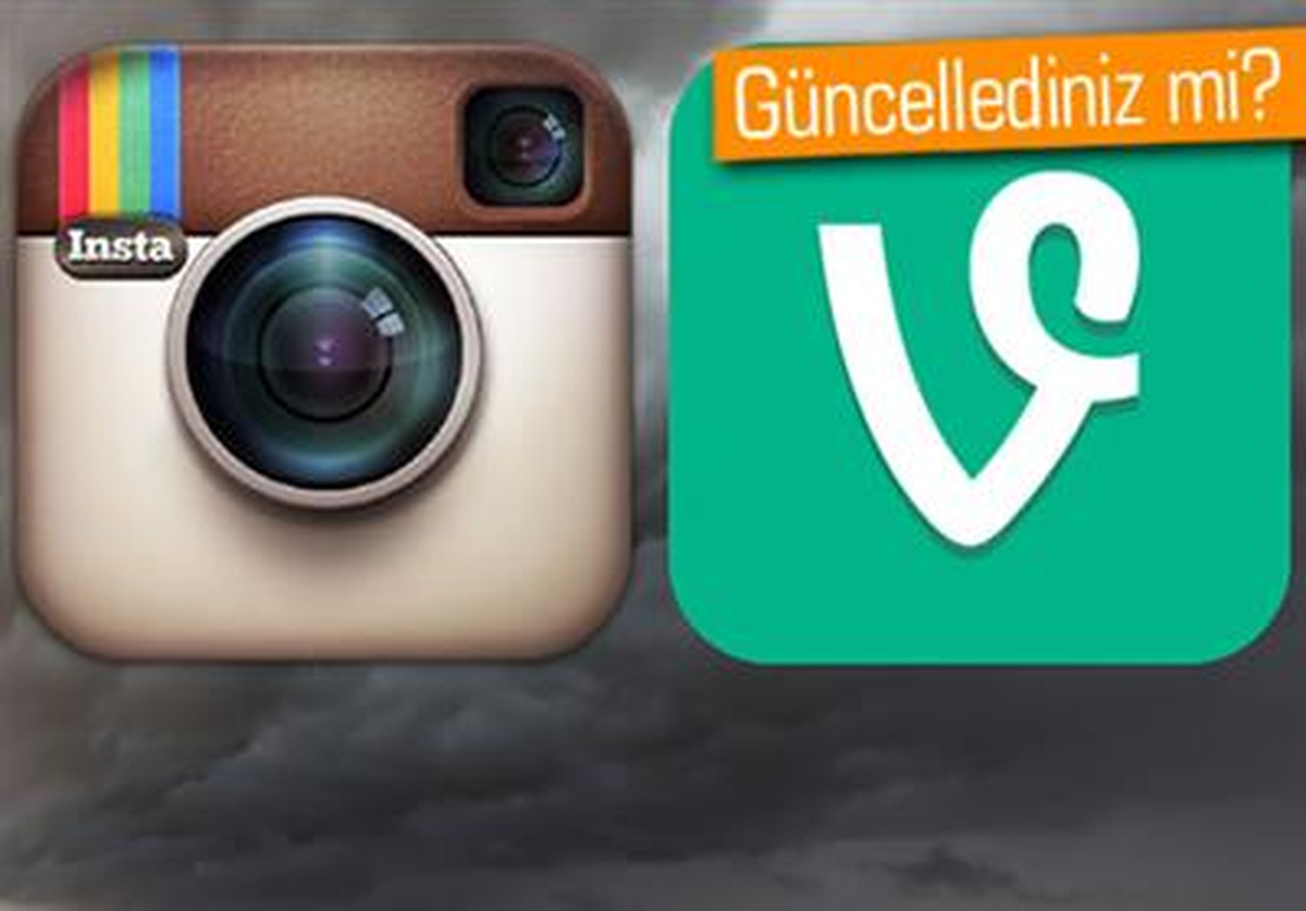 Instagram ve Vine\'a Güncelleme Geldi