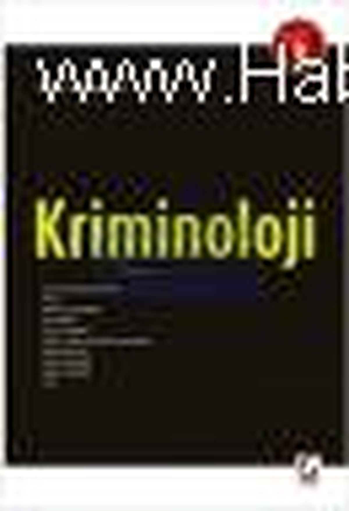 Kriminoloji Kitabı