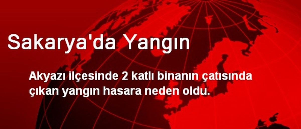 Sakarya\'da Yangın