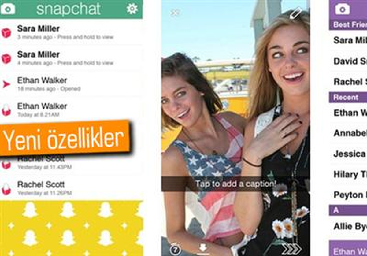 Snapchat, İos İçin Güncellendi