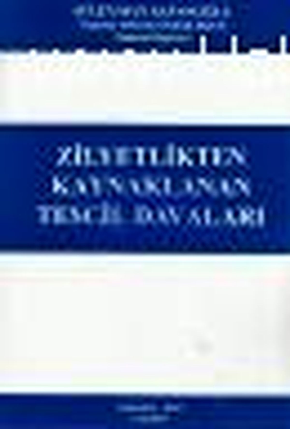 Zilyetlikten Kaynaklanan Tescil Davaları Kitabı