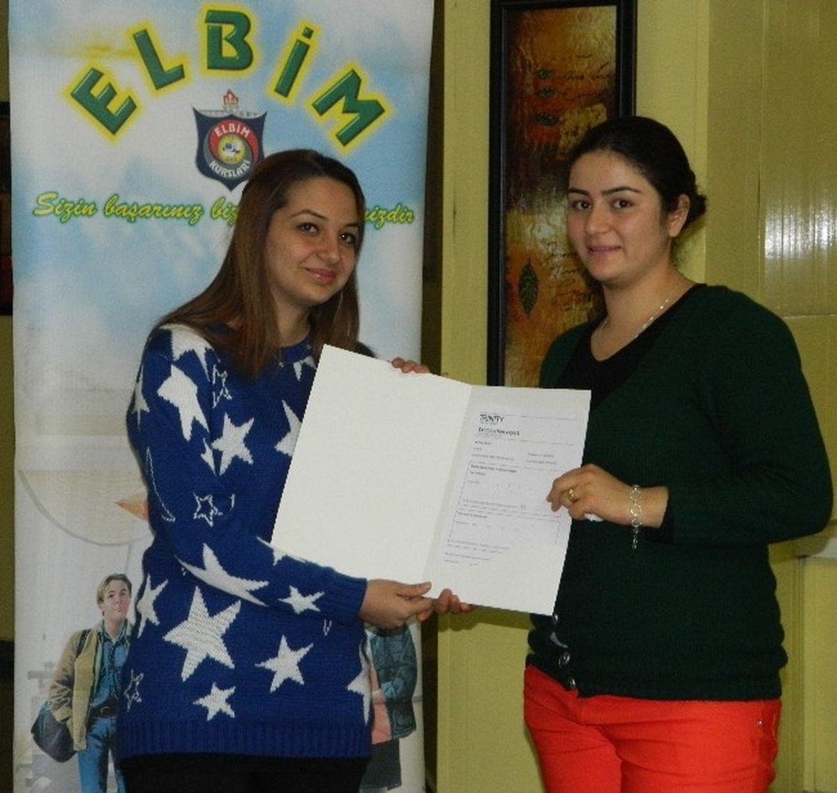 Elbim Kursiyerleri Aile Birleşim Sertifikasını Aldı