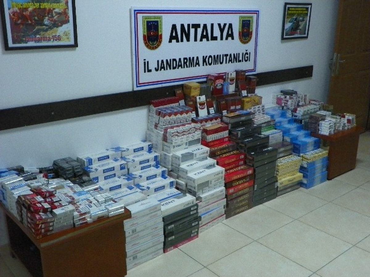Jandarmadan Kaçak Sigara Operasyonu