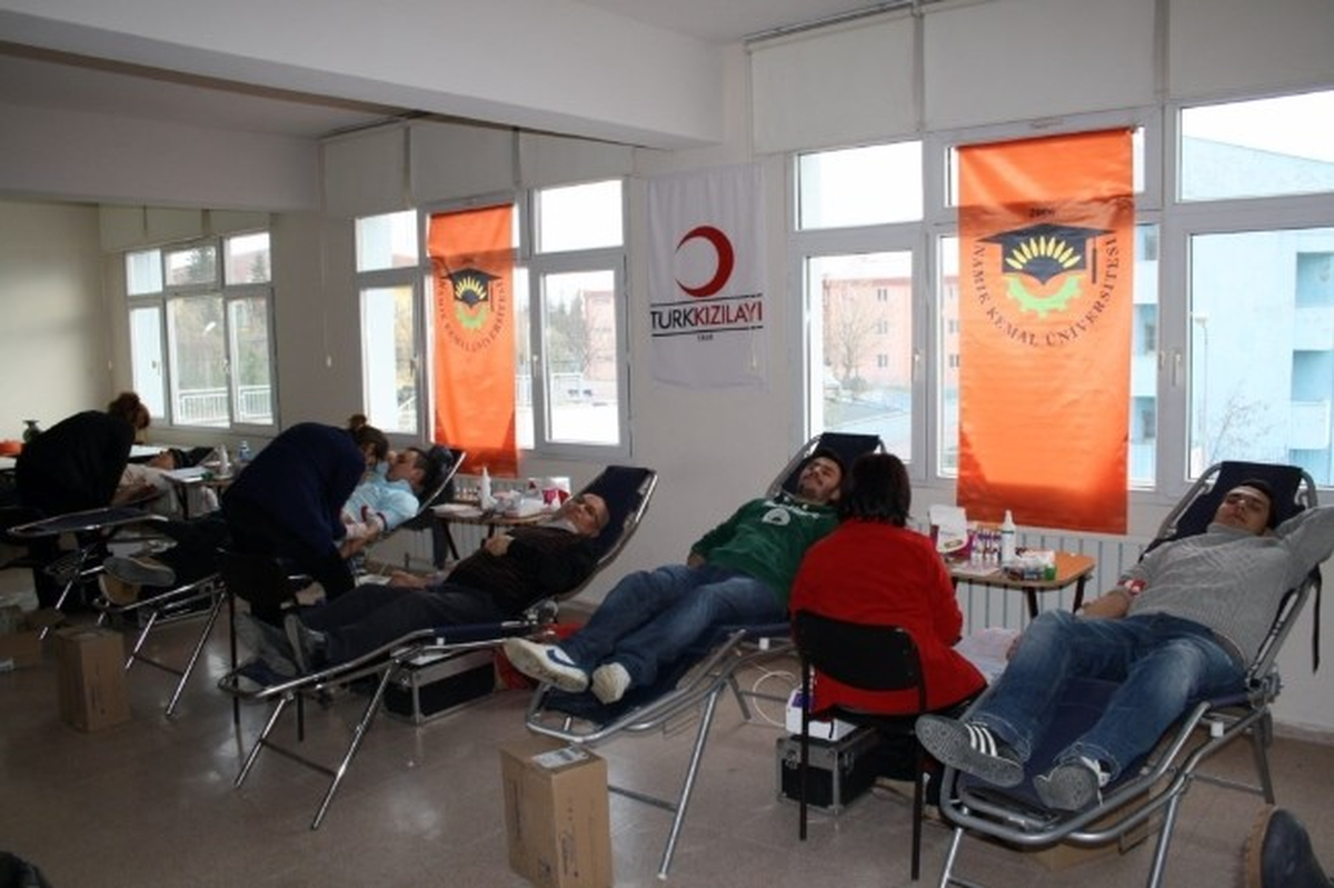 Kan Bağışı Kampanyasına Malkara Myo\' Dan Büyük Destek