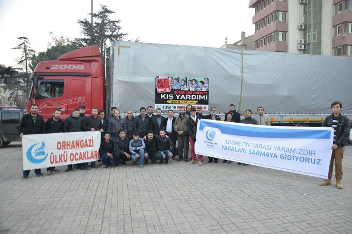 Orhangazi\'de Suriye\'ye Yardım