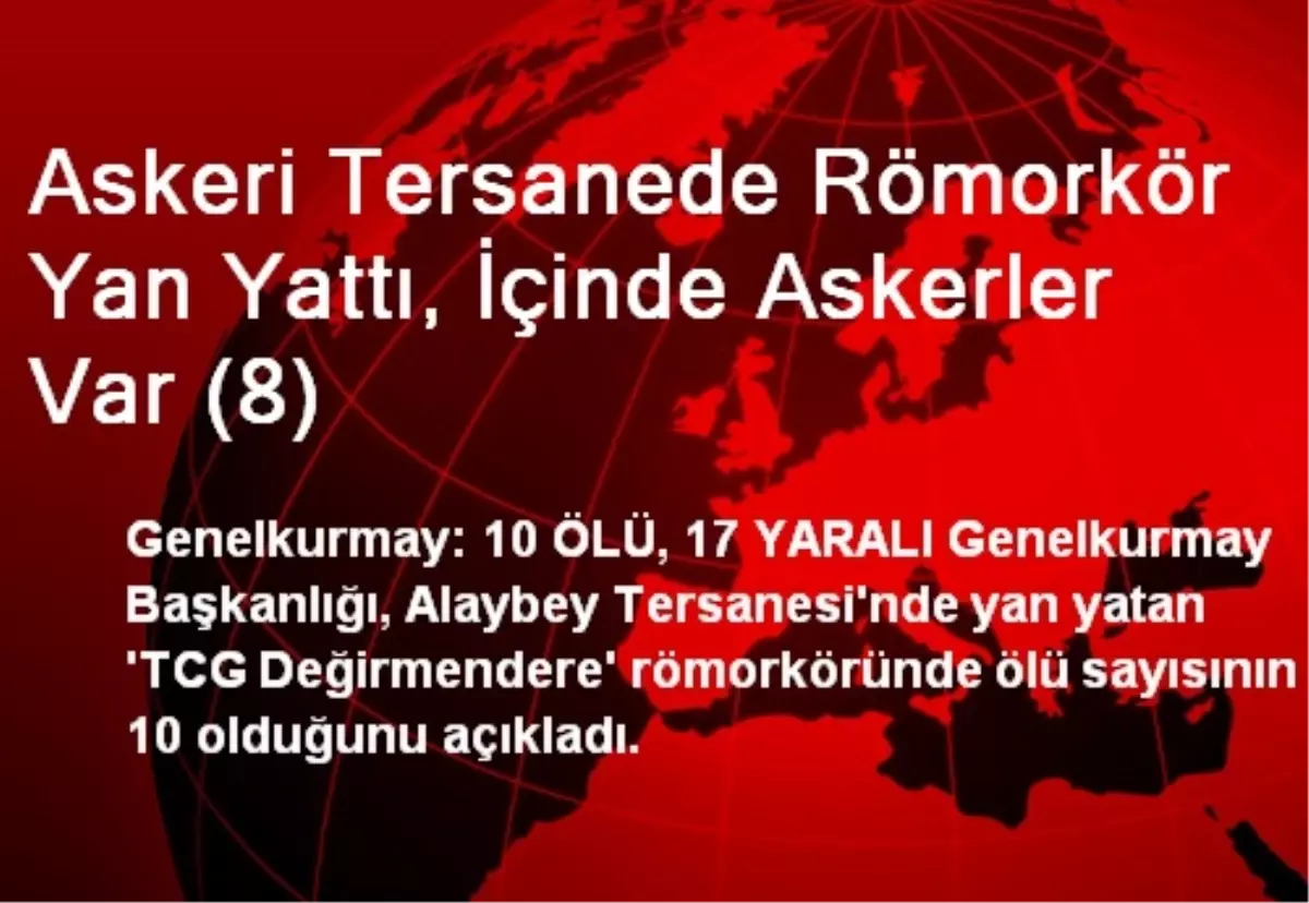 Askeri Tersanede Römorkör Yan Yattı, İçinde Askerler Var (8)