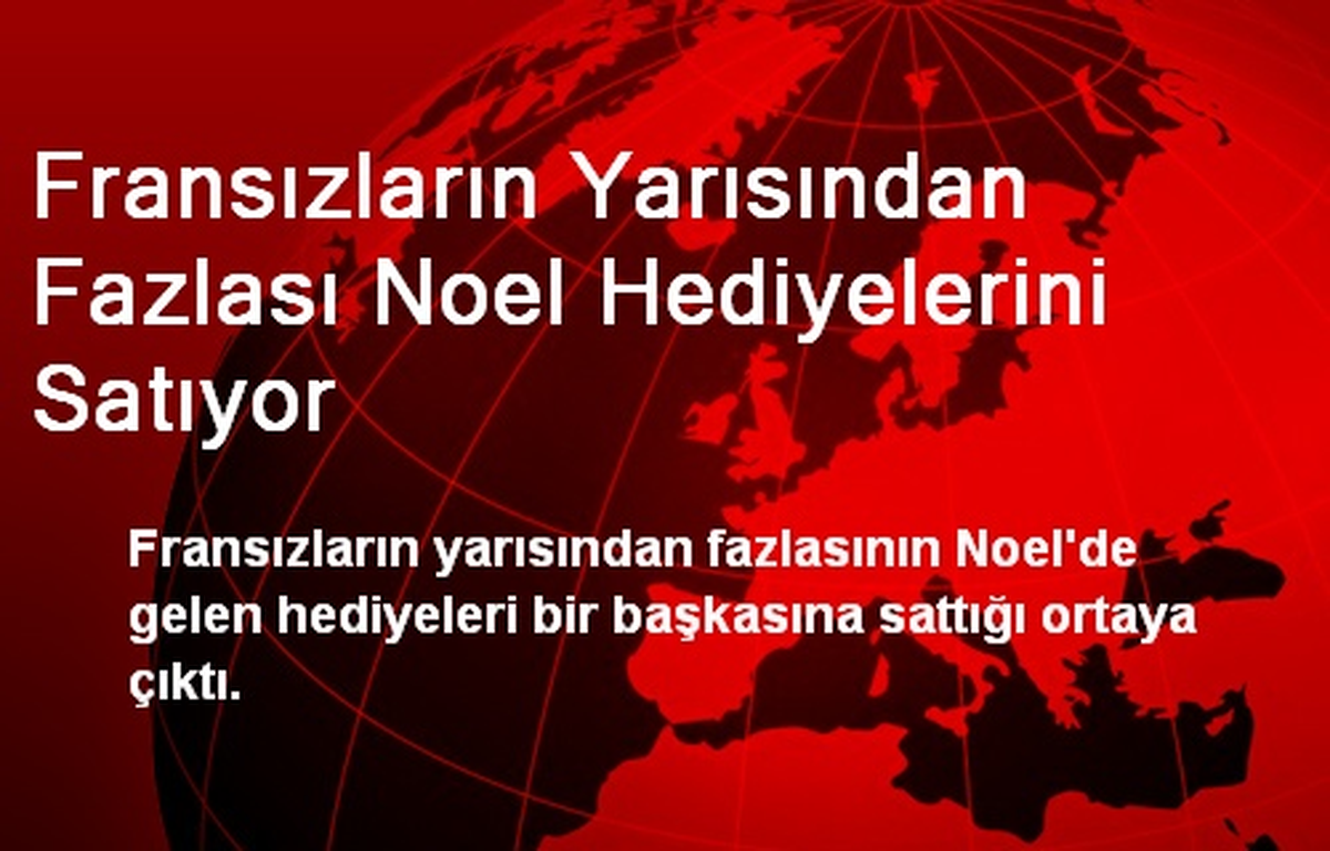 Fransızların Yarısından Fazlası Noel Hediyelerini Satıyor