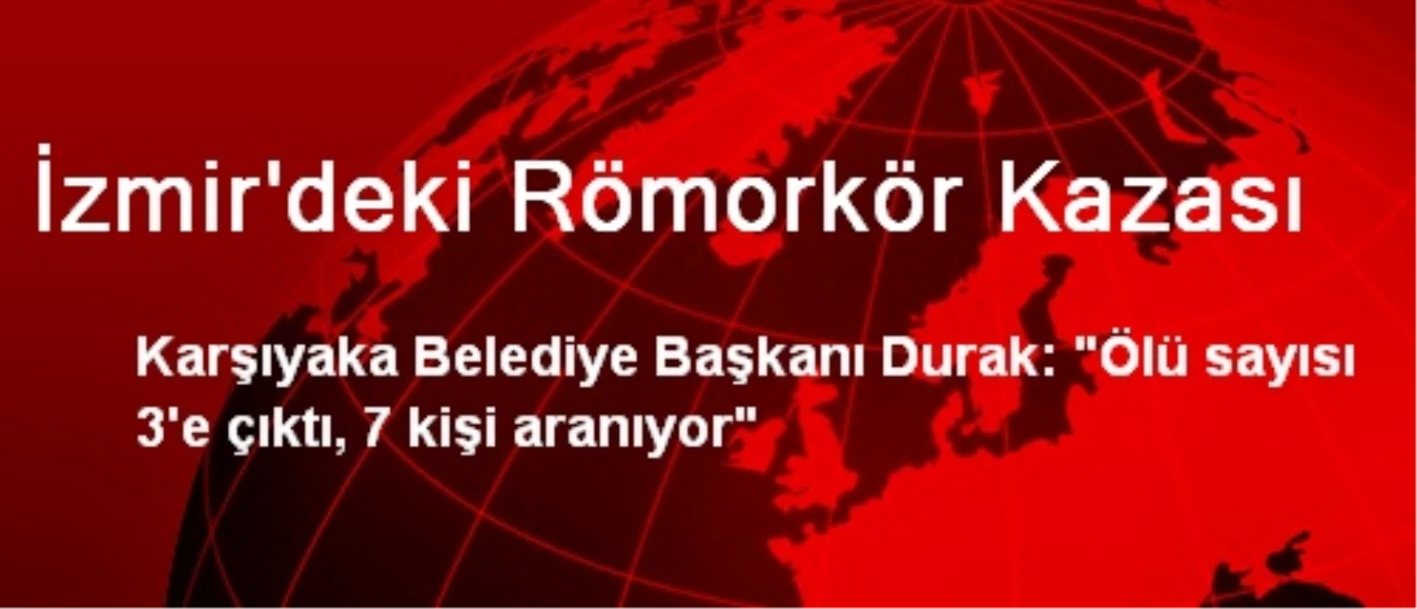 İzmir\'deki Römorkör Kazası