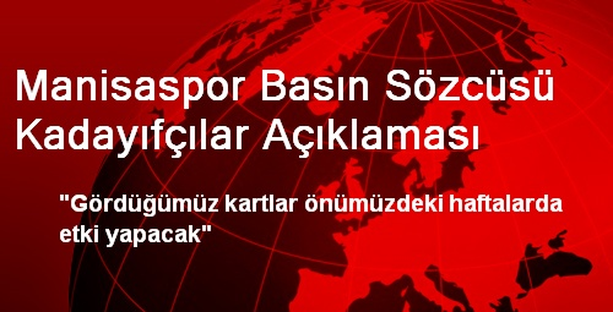 "Gördüğümüz Kartlar Önümüzdeki Haftalara da Etki Edecek"