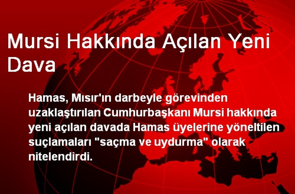 Mursi Hakkında Açılan Yeni Dava