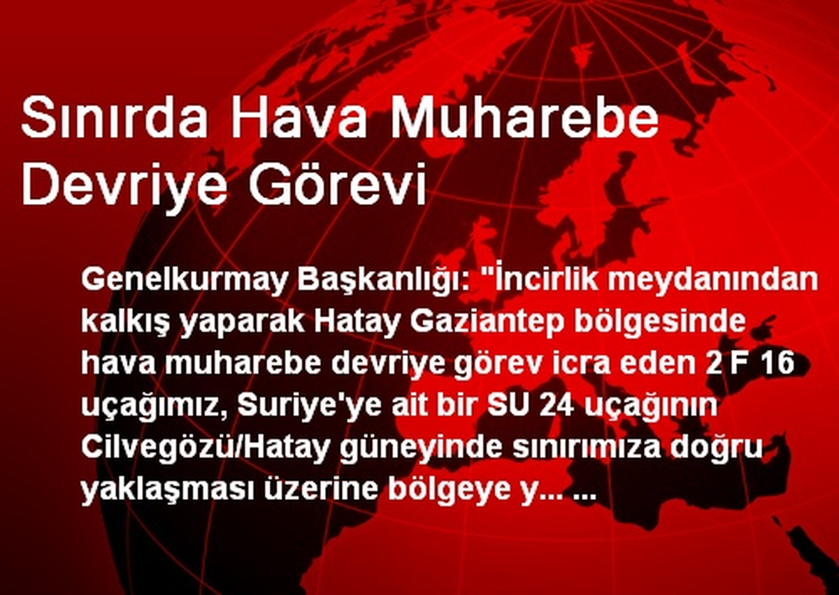 Sınırda Hava Muharebe Devriye Görevi