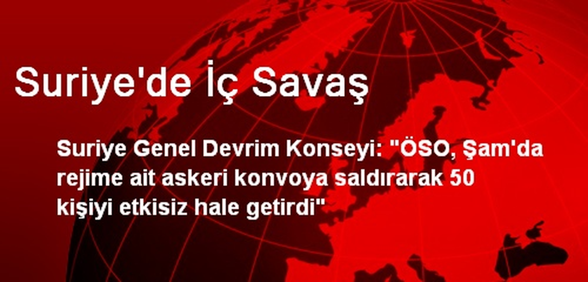 Suriye\'de İç Savaş