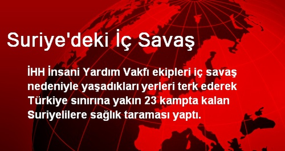 Suriye\'deki İç Savaş