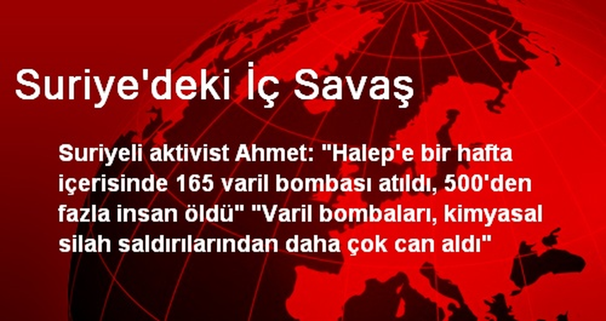 Suriye\'deki İç Savaş
