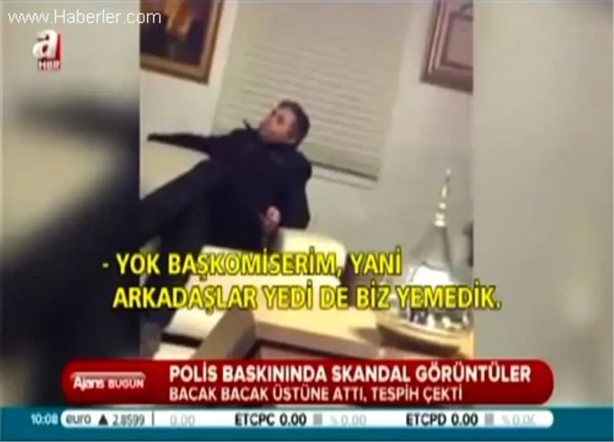 Polis Baskınında Skandal Görüntüler