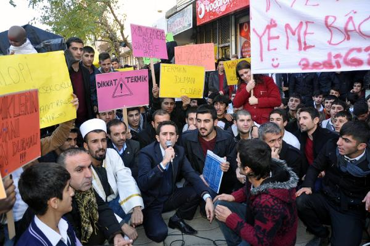 Silopi\'de Termik Santral Protestosu