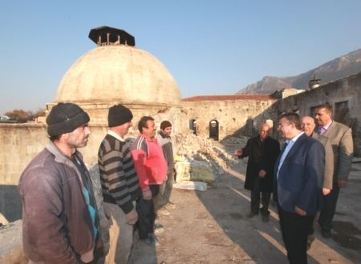 Tarihi \'Kurşunlu Han\' Restore Ediliyor