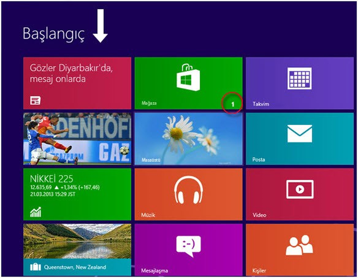 Windows 8\'de bunlar da var!