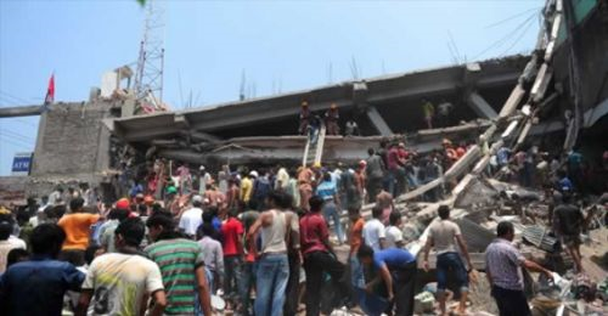 Bangladeş\'te Nisan Ayında Çöken İş Merkezi