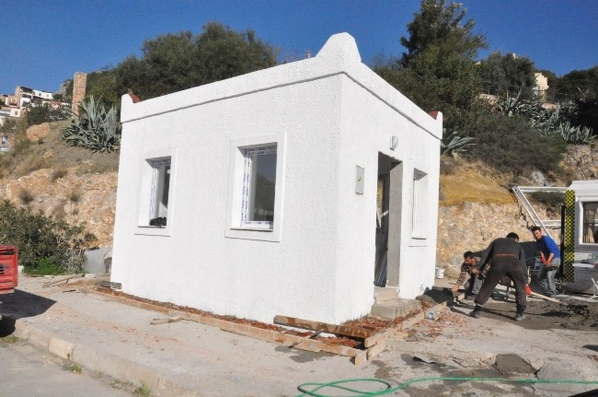 Bodrum\'da Tip Hizmet Binalarının Yapımında Sona Yaklaşıldı
