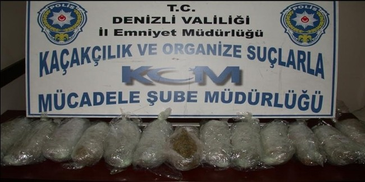 Denizli\'de 11 Kilo Uyuşturucu Ele Geçirildi