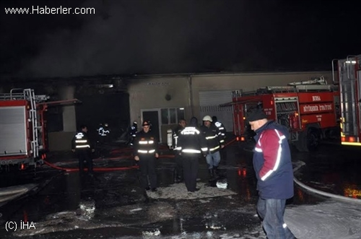 Karayolları 14. Bölge Müdürlüğü Atölyelerindeki Yangın