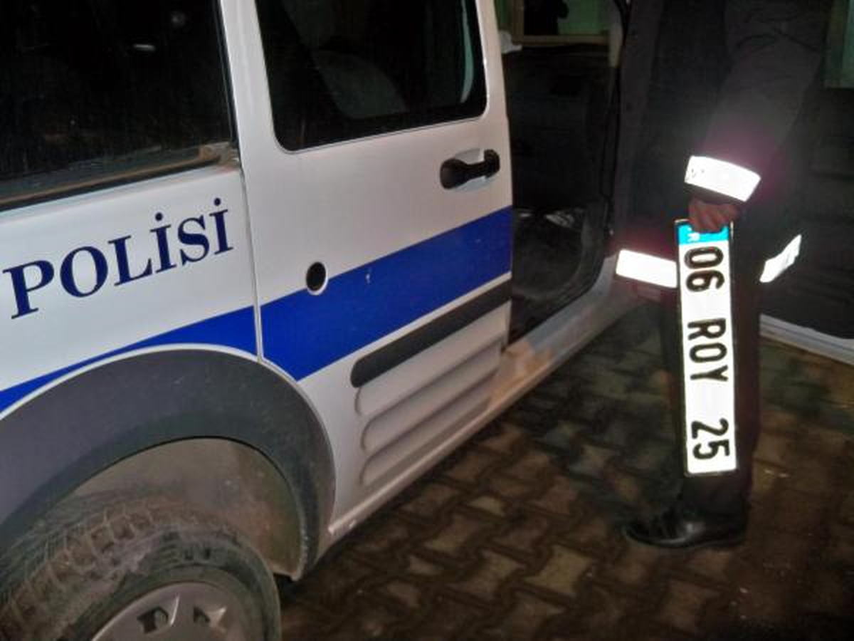 Olay Yerinde Düşen Plaka Yakalattı
