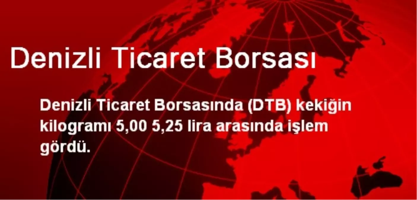 Denizli Ticaret Borsası