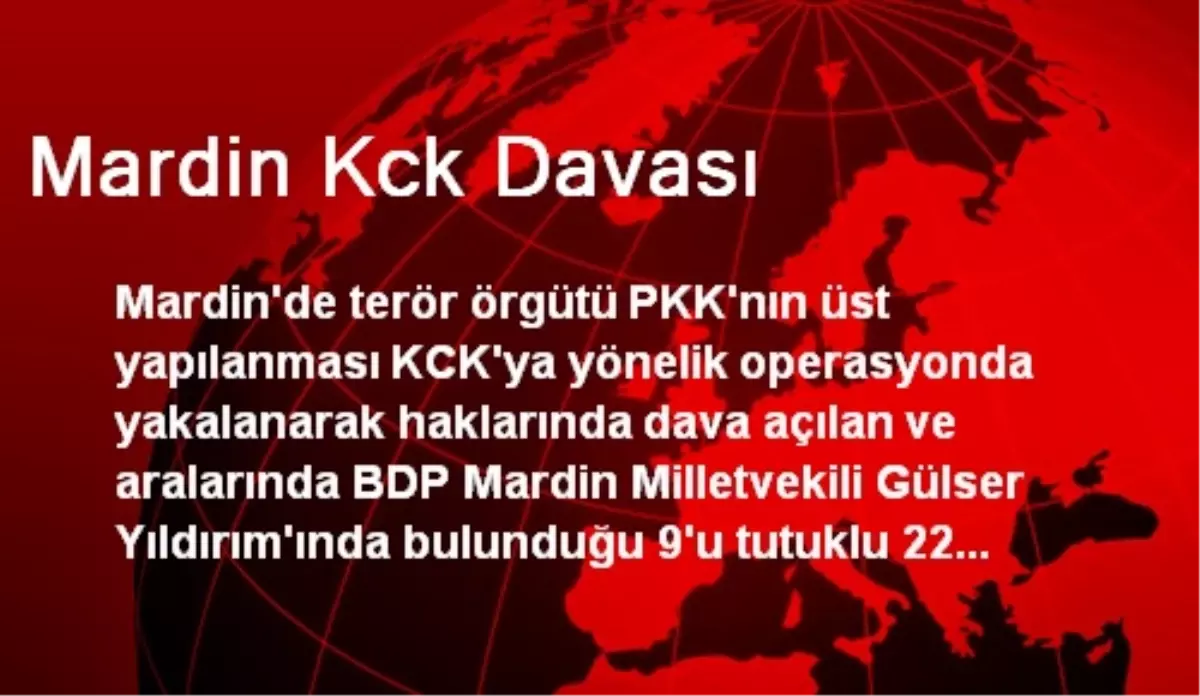 Mardin Kck Davası