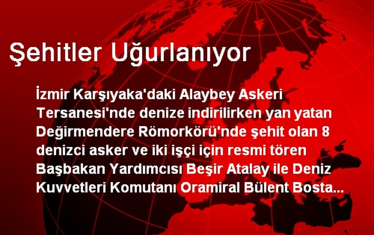 Şehitler Uğurlanıyor