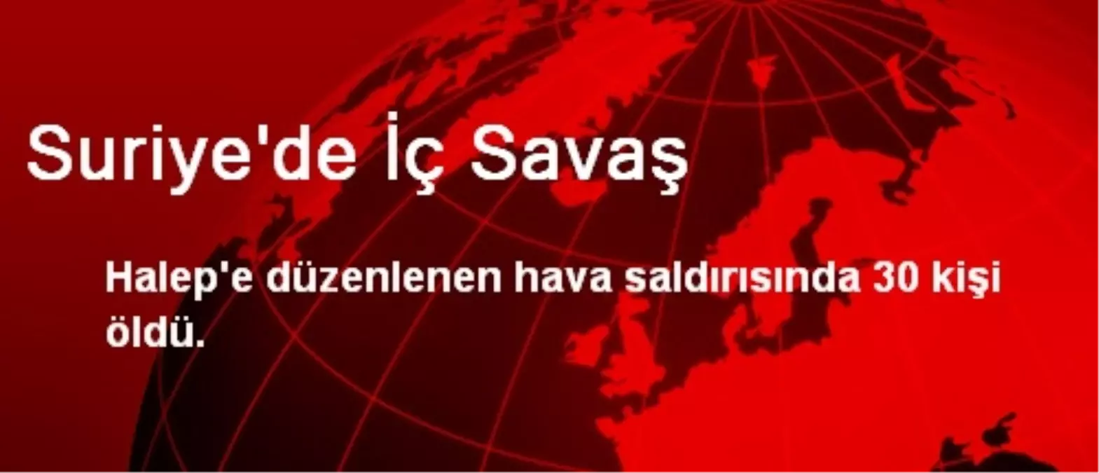 Suriye\'de İç Savaş