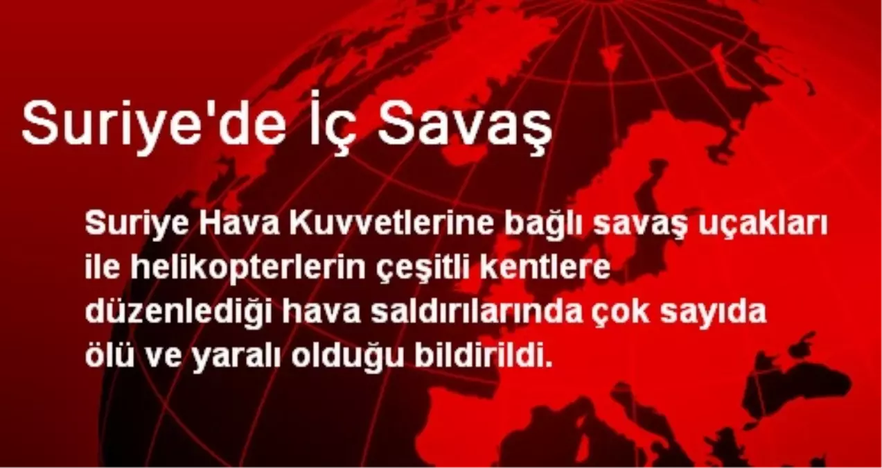 Suriye\'de İç Savaş