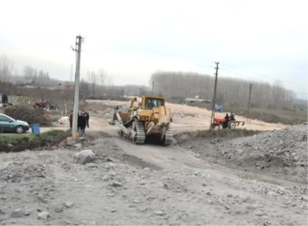 Soma Çevre Yolu Çalışmalarına Yeniden Başlandı