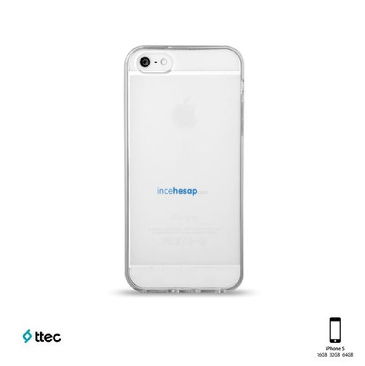 Ttec Iphone 5 Elasty Beyaz Koruyucu Kılıf