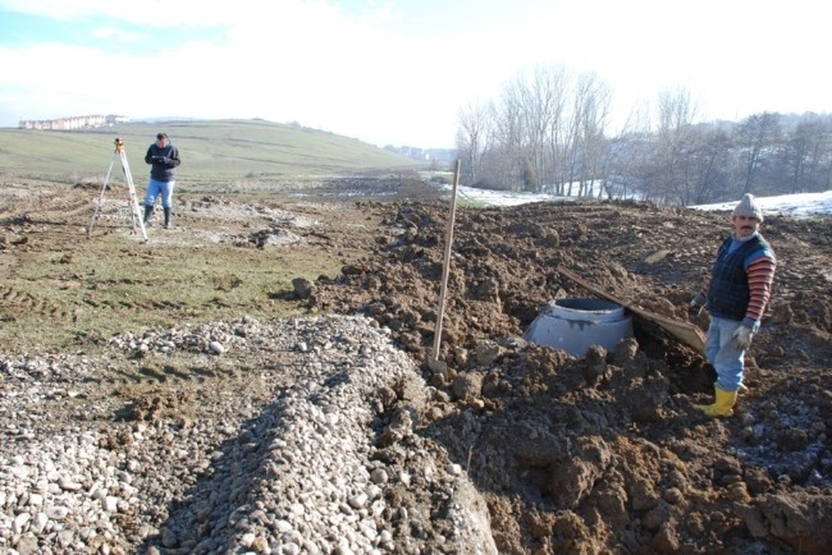 Yeşiltepe Mahallesinde Kanaliasyon Çalışmaları Devam Ediyor